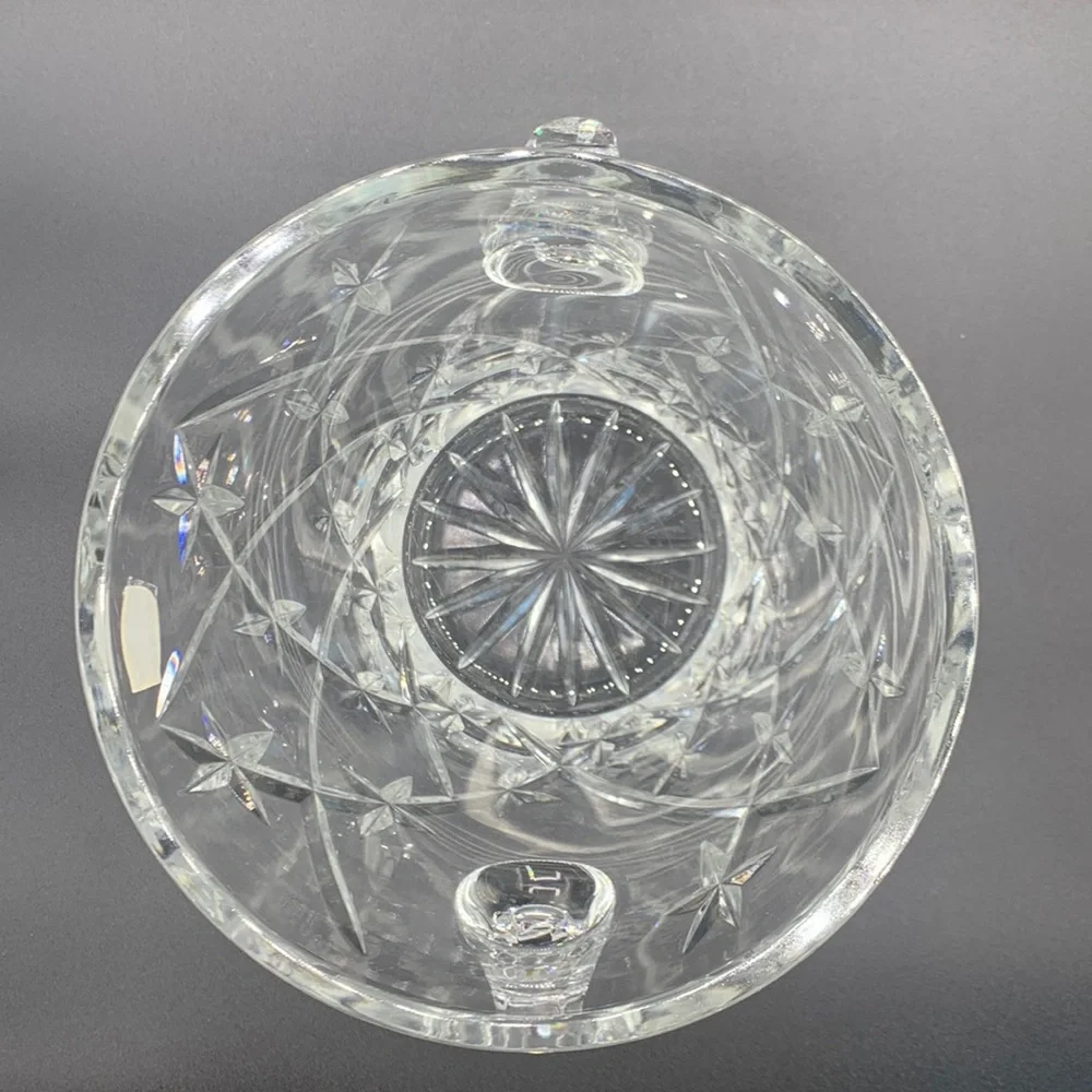 Vintage Polonia Cut Lead Crystal 24% PBo Made in Poland Ice Bucket